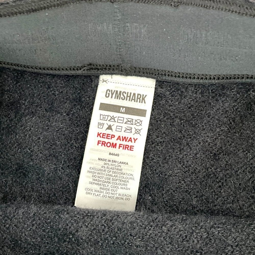 Gymshark x Whitney Simmons Eyelash Knit Shorts Black Women's M High Waist Lounge - Picture 6 of 8